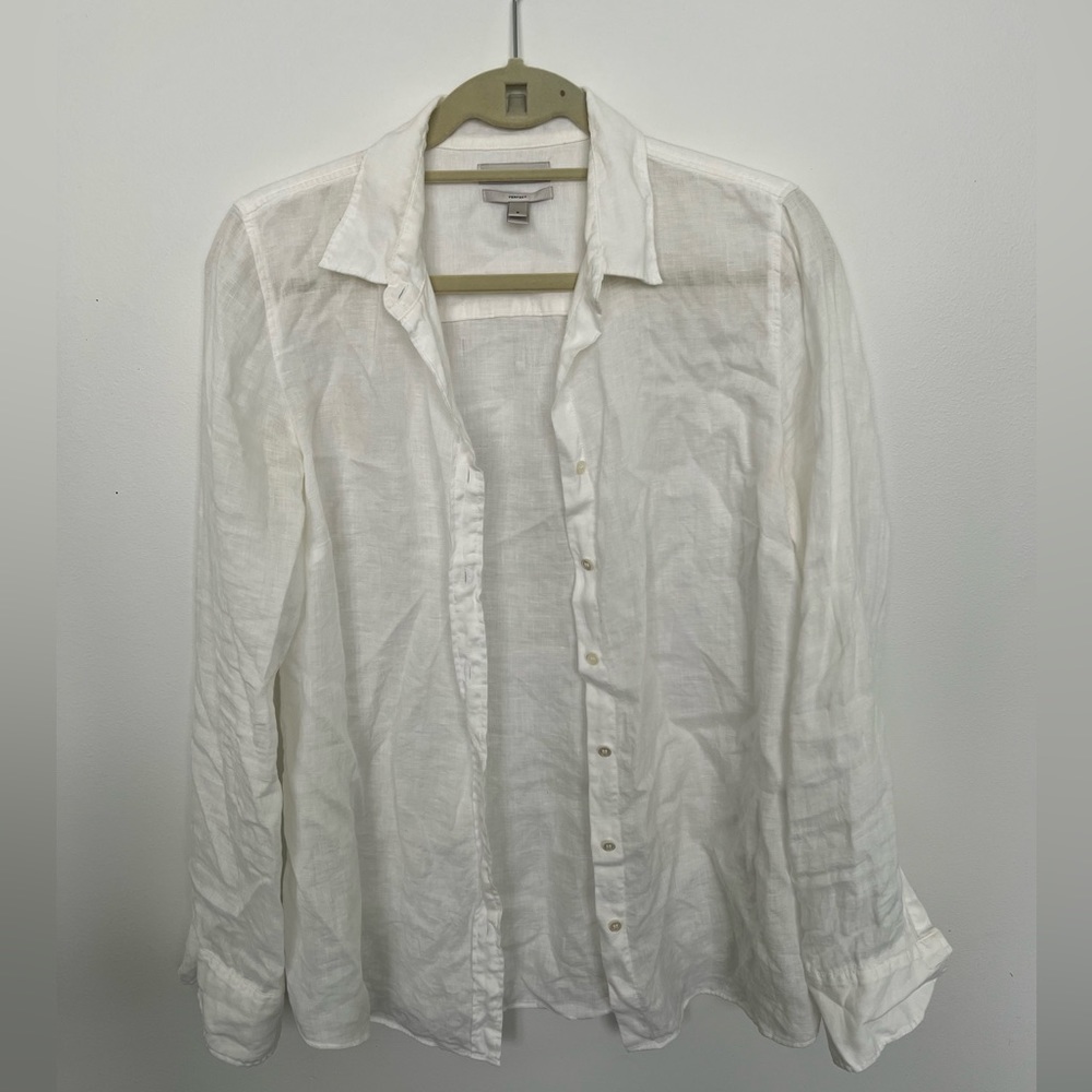 J. Crew Perfect linen shirt